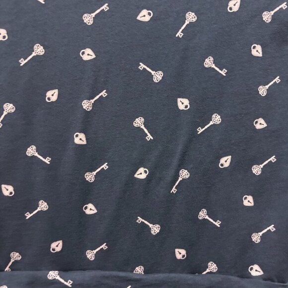 Boden Womens Mabel Long Sleeve Navy Dress With Lock And Key Print Size 8 - Picture 9 of 9